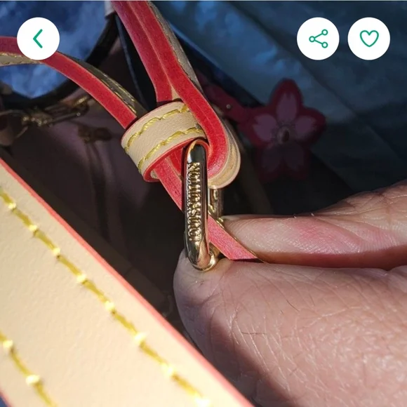 Floral Mini Bag in Brown and Pink - Picture 9 of 10